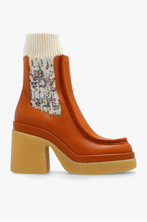 【送料 関税込】Chloe Jamie leather ankle boots Jamie leather ankle boots in black - Chloe | Mytheresa